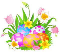 Easter Eggs And Flowers Png Clipart Picture Easter Images Clip Art Easter Images Easter Art