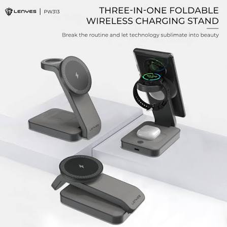 LENYES MAGNETIC WIRELESS CHARGER - PW313 