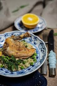 Perlhuhnbrust Mit Riesling Risotto Rezept Cookingcatrin Risotto Hauptspeisen Rezepte Und Herbstliche Rezepte