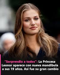 La princesa Leonor reapareció en público y muchos notaron un sorprendente  cambio en su rostro… Las imágenes del antes y después generaron revuelo...  😳👇🏻