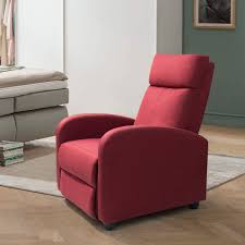 We loved that this one can transform into a stylish recliner, too. Brown Jummico Fabric Recliner Chair Adjustable Home Theater Single Recliner Sofa Furniture With Thick Seat Cushion And Backrest Modern Living Room Recliners Living Room Furniture Furniture Amaltheiayada Gr