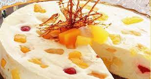 No Bake Fruity Cheesecake Panlasang Pinoy Recipes Fruit Recipes Baking Fruity Cake