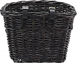 Basil Darcy Rattan Fahrradkorb Gross Schwarz Kaufen Bei Hbs