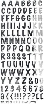 Learn about the missing letters. Amazon Com Homeford Alphabet Letters Caps Fancy Foil Stickers 3 4 Inch 107 Count Silver