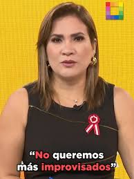 Alvina Ruiz: "No queremos más improvisados. Si no hay respuestas  categóricas desde la campaña, ¿qué tipo de plan de gobierno es el que nos  presentan? No hay medias tintas si hablamos de la minería ...