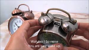 Well it is cute and if you just want to look at it and not use it as a clock (or god forbid an alarm), then it will be fine. Wake You Up Twin Bell Classic Alarm Clock Youtube