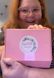 Heather Watts Purple and Black Snow Globe