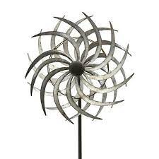 Kleine windräder für die eigenversor. Garten Windrad Metall Silber Monos