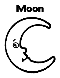 Looking up, you may assume the moon is white in color, making moon coloring pages not a lot of fun. Funny Moon Coloring Page Free Printable Coloring Pages For Kids
