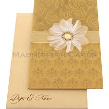 Christian wedding cards are slightly different in designs, colors, and wordings. Christian Wedding Invitations With Ribbon Cwi 16085 Madhurash Cards Ind