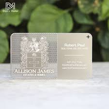 Choose from 40+ metal business cards graphic resources and download in the form of png, eps, ai or psd. Buy Hollow Out Cut Out Stainless Steel Business Card Metal Card Design Metal Business Card Custom Cicig