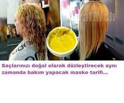 Dogal Sac Duzlestirici Tarifi Straightening Natural Hair Hair Natural Hair Styles
