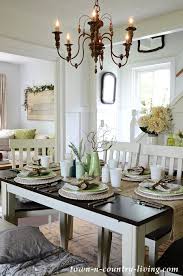 Enjoy free shipping on most stuff, even big stuff. Farmhouse Dining Room In Earth Tones And Texture Farmhousestyle Diningroom Countryli Farmhouse Style Dining Room Farmhouse Dining Room Summer Table Settings