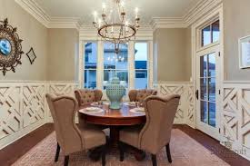 The Robbens Nest At Louisville S Homearama Hooked On Houses Round Back Dining Chairs Wingback Dining Chair Glamourous Dining Room
