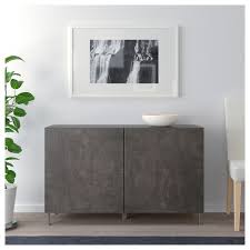 Besta Aufbewahrung Mit Turen Schwarzbraun Kallviken Stallarp Dunkelgrau Betonmuster Ikea Osterreich Cheap Furniture Ikea Adjustable Shelving