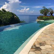 View From The Infiniti Pool At The Finn S Beach Club In Bali Indonesia Stunning Place Finns Beach Club Pool Beach Club