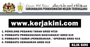 Lebih 2,191 jawatan kosong buat rakyat terengganu darul iman untuk diisi sekarang. Iklan Jawatan Kosong Suruhanjaya Perkhidmatan Negeri Terengganu Spnt 2017