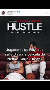 Jugadores de NBA en la Película Garra de Netflix