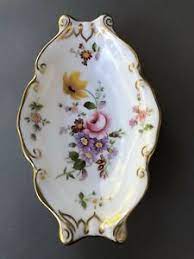 Edwin knowles vintage creamer sugar set brunswick pattern pink floral tea party. Royal Crown Derby English Bone China Derby Posies Floral Flower Trinket Pin Dish Ebay