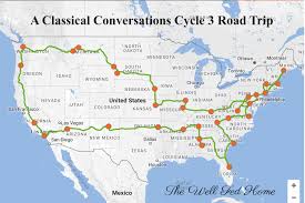 Los angeles > new york. A Classical Conversations Cycle 3 Foundations Road Trip The Well Fed Homestead