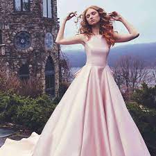 Get the best deals on satin wedding dresses and save up to 70% off at poshmark now! 36 Pink And Rose Gold Wedding Dresses For The Modern Romantic Bride