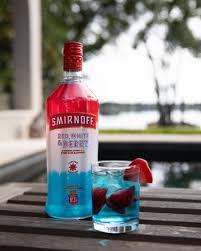 Red White And Blue Cocktails For The Fourth Smirnoff Red Blue Alcoholic Drinks Red White Blue Drink
