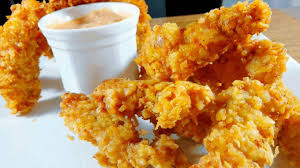 Super Crispy Crunchy Chicken Fingers Youtube Kfc Chicken Recipe Fried Chicken Strips Crispy Fried Chicken