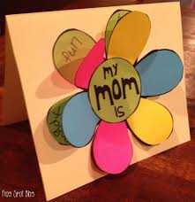Mom Birthday Crafts For Kids Mother S Day Card A Flip The Flap Flower Card For Mom And Mum Mothers Day Crafts Mothers Day Cards Fathers Day Crafts