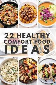 Try some flavorful healthy soup recipes that will please any appetite, such as the chicken pot pie soup or vegetable minestrone. 22 Healthy Comfort Food Ideas Comfort Food Healthy Comfort Food Healthy
