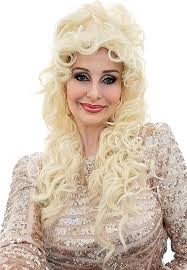 Amazon.com: ALLAURA Realistic Dolly Long Blonde Curly Hair Wig for Women &  Kids