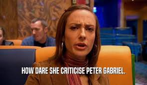 One of my favorite running jokes in Peep Show is Toni's dreadful taste in  music