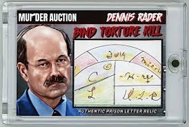 2024 Horrible Humans Crime Card — Murder Auction Denis Rader Authentic  Prison Letter Handwriting Relic #5