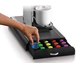 Perfectly suited to all households, office, restaurant with its slick modern design and compact size. Mind Reader Nestry4pc Blk Black Nespresso Capsule Drawer 50 Capacity Newegg Com