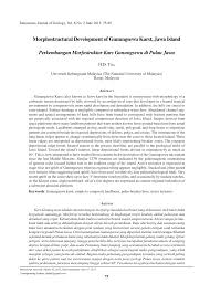 Berbicara tentang perkembangan iptek di indonesia, tentu tak bisa lepas dari peran teknologi informasi yang terus berkembang. Pdf Morphostructural Development Of Gunungsewu Karst Jawa Island