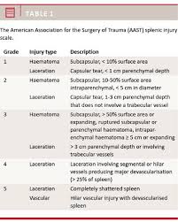 A splenic injury, which includes a ruptured spleen, is any injury to the spleen. Ugeskriftet Dk