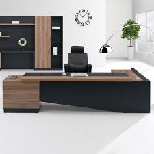 Fashion High End Office System Furniture L Shape Manager Executive Office Desk With Long Cabine Office Desk Designs Office Furniture Design Office Table Design