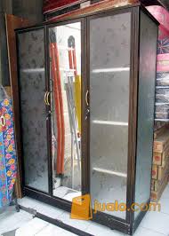 Rp 500.000 lemari pakaian 3 pintu. Lemari Pakaian Aluminium 3 Pintu Frame Coklat Kaca Es Full Kaca Kab Sidoarjo Jualo