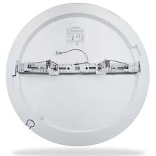 Hg 96w led deckenlampe buro panel ip44 badezimmer geeignet. Lumare Led Deckenleuchte 24w Extra Flach Rund 1800lm 330mm Ip44 Decke 29 95