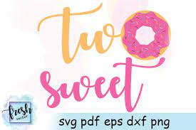 Download Two Sweet Svg Shirt Donut Svg Second Birthday Svg Two Svg 532550 Svgs Design Bundles