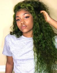 Pinterest Kieriaasia Hair Styles Green Hair Curly Hair Styles