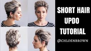 Coiffure facile cheveux court coiffure pinterest. 8 Tutos De Coiffures De Fete Pour Les Cheveux Courts Rockie