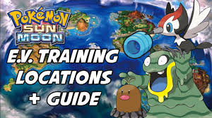 pokemon sun and moon ev training guide best places to ev train in pokemon sun and moon