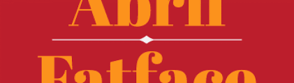 Version 1.001 postscript font name: Abril Fatface Free Typetogether