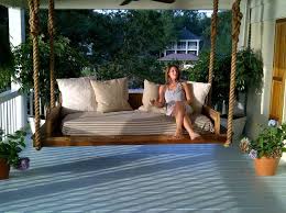 For this porch swing bed, i started off by building the main bed frame out of the 1×8's. Outdoor Porch Beds That Will Make Nature Naps Worth It