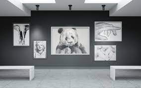 Download Free Art Gallery Mockup On Behance