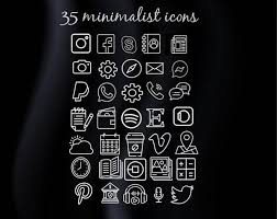 Black And White Aesthetic Ios 14 Widget Covers App Icons Etsy Black And White Aesthetic White Aesthetic Minimalist Icons