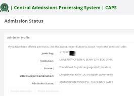 This is a simple & complete guide on jamb caps 2020 admission status portal for all utme candidates to accept/reject have you been offered admission for the 2020 academic session? How To Check 1st Choice Institution And Course On Jamb School Contents