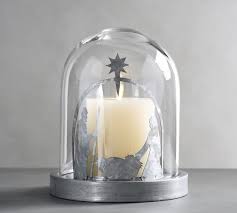 Nativity Cloche Candle Holder Pottery Barn