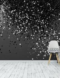 Black And Grey Wallpaper For Bedroom Dark Gray Black Glitter 1 Wall Mural Glitter Wallpaper Bedroom Black Accent Walls Glitter Home Decor