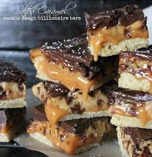 Salted Caramel Cookie Dough Billionaire Bars Salted Caramel Cookies Desserts Caramel Recipes